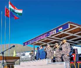 सामरिक सहयोग को भारत-मंगोलिया के बीच 'नोमैडिक एलीफेंट' शुरू