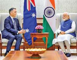 आतंकवाद के विरुद्ध लड़ाई में आस्ट्रेलिया भारत के साथ
