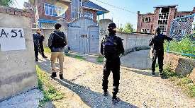 जम्मू-कश्मीर में एनआइए ने की 33 जगहों पर ताबड़तोड़ छापेमारी