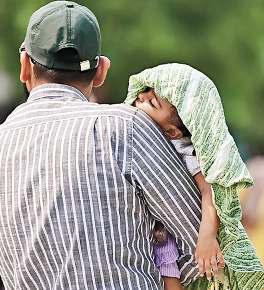 तपी दिल्ली, आयानगर में तापमान 45 डिग्री के पार
