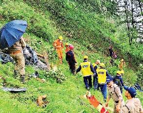केदारनाथ से तीर्थयात्रियों को ला रहा हेलीकाप्टर क्रैश, सात लोगों की मौत