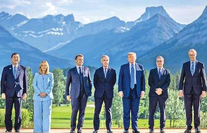 जी-7 ने पश्चिम एशिया में शांति व स्थिरता के लिए प्रतिबद्धता दोहराई