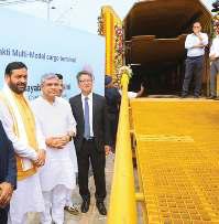 गुरुग्राम में शुरू हुआ देश का सबसे बड़ा मल्टी-माडल कार्गो टर्मिनल