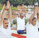 भाजपा के प्रत्येक मंडल में आयोजित हुआ योग कार्यक्रम