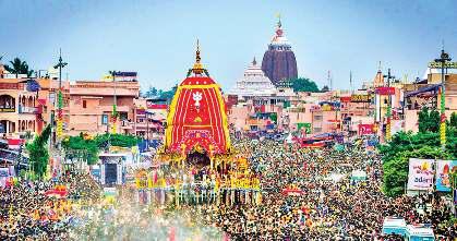 मौसी के घर पहुंचे भगवान जगन्नाथ, नौ दिन बाद लौटेंगे धाम
