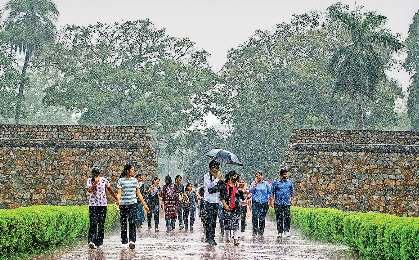 24 घंटे में 14 मिमी वर्षा, 6.8 डिग्री गिरा तापमान