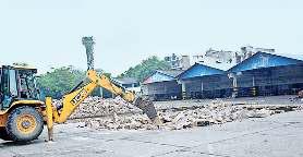 श्रीनिवासपुरी डिपो में ईवी चार्जिंग स्टेशन बनाने का काम शुरू