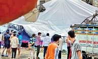बागेश्वर धाम में टेंट गिरा, एक की मौत, 10 घायल