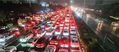 झमाझम वर्षा के बाद महाजाम