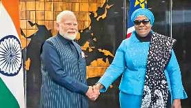 भारत में है संविधान की गारंटी : मोदी