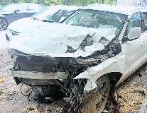 घायलों ने बताया हादसे का मंजर, हम तड़प रहे थे और चालक आडी लेकर भाग गया