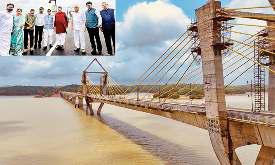 देश के दूसरे सबसे लंबे केबल स्टे पुल का उद्घाटन, केंद्र-कर्नाटक की बढ़ी खाई