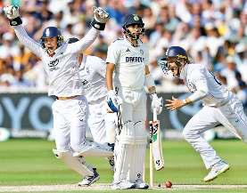 लार्ड्स टेस्ट में हार की चुभन