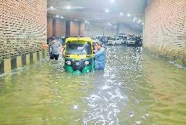 जलभराव रोकने के दावे हो रहे नाकाम