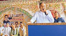 दक्षिण दिल्ली में विकास के लिए फंड की कमी नहीं होगी: बिधूड़ी