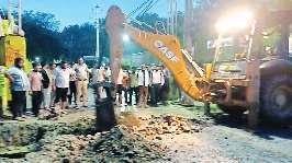 नाले में बच्चा गिरने की सूचना पर हड़कंप