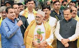 केंद्रीय मंत्री गडकरी बोले- मैं खुद किसान, आम भारत की शान