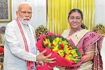 राष्ट्रीय द्रौपदी मुर्मू से अलग- अलग मिले पीएम मोदी और गृह मंत्री शाह