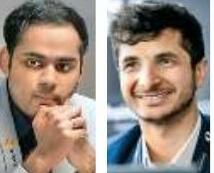 अर्जुन एरिगेसी ने खेला ड्रा विदित की चौंकाने वाली हार