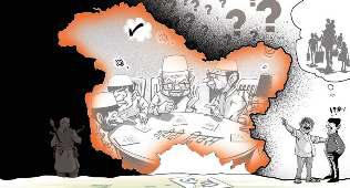 कश्मीर को लेकर सतर्क रहें