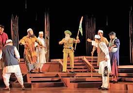 विभाजन विभीषिका पर तमस नाटक का एनएसडी में मंचन