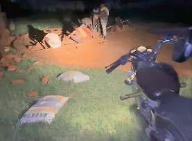 बाइक की हेडलाइट जला बना राहुल का हेलीकाप्टर उतारने को हेलीपैड