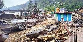 मंडी-कुल्लू में बादल फटे छह पैदल पुल बहे, घरों को नुकसान