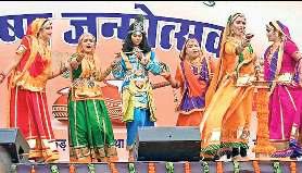 शास्त्रीय नृत्य के साथ कृष्ण लीला का किया प्रदर्शन