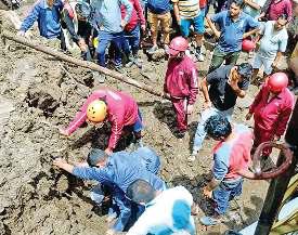 थराली में बरसी आफत, भारी नुकसान