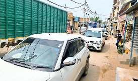 टोल से बचने के लिए संपर्क मार्गों पर जाम
