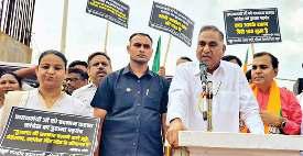 विपक्षी नेता हताशा और निराशा से अपनी मर्यादा खो चुके : बिधूड़ी