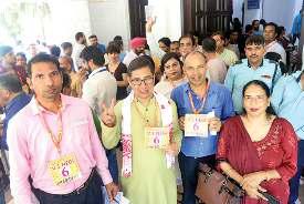झूठा चुनाव में 84% मतदान, एग्जीक्यूटिव के नतीजे घोषित