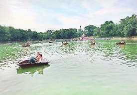 पुराना किला की झील में बोटिंग का ट्रायल, अक्टूबर से होगी शुरुआत