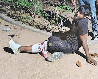 आस्था कुंज पार्क के पास मुठभेड़ में बदमाश गिरफ्तार