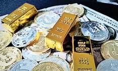 वैश्विक संकटों से सोना 4,100 तो चांदी 6,250 रुपये लुढ़के