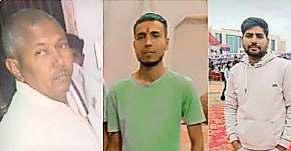 एक बाइक पर चार सवार, कार से हुई टक्कर, तीन की गई जान