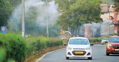 प्रदूषण से घुट रहा दम, फिर भी नहीं लगे वाटर मिस्टिंग सिस्टम