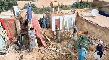 अफगानिस्तान में भूकंप से 20 लोगों की मौत, 643 घायल