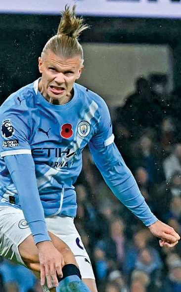 मैनचेस्टर सिटी की जीत में चमके हालैंड