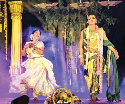 'महारानी द्रौपदी अंतर्कथा' ने कराया कृष्ण की कर्मभूमि का स्मरण