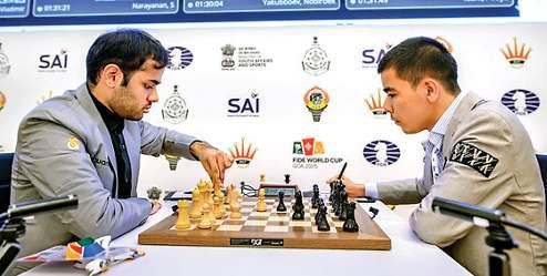 अर्जुन एरिगेसी ने वोखिदोव को हराया