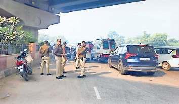 महिपालपुर में सुबह तेज धमाके की आवाज सुनकर सहमे लोग