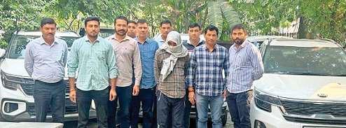 लक्जरी कार चुराने वाले गिरोह का भंडाफोड़, एक गिरफ्तार