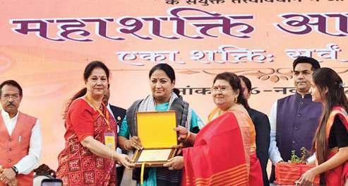 आज समाज और राष्ट्र को महाशक्तियों की जरूरत: रेखा गुप्ता