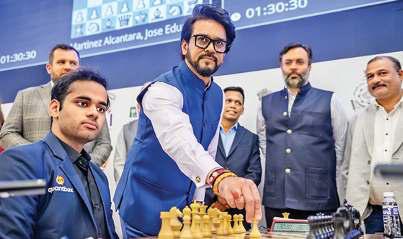 एरिगेसी ने क्वार्टर फाइनल की दूसरी बाजी भी खेली ड्रा