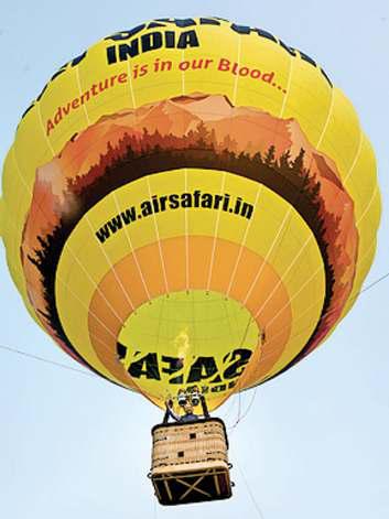 बासेरा पार्क में दिल्लीवासी 29 से ले हॉट एयर बैलून की सवारी का आनंद