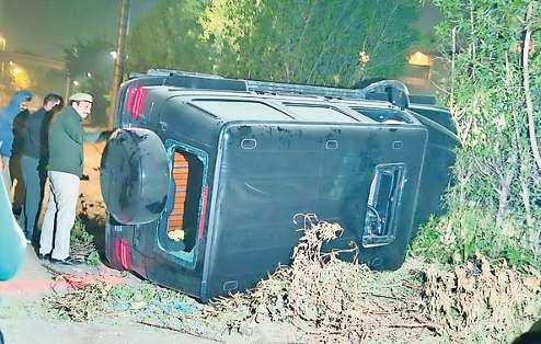 तेज रफ्तार मर्सिडीज की टक्कर से एक की मौत