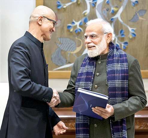 भारत में 17.5 अरब डॉलर का निवेश करेगी माइक्रोसॉफ्ट