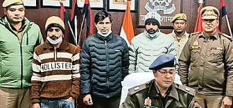 चार राज्यों से 1200 वाहन चुराए, तीन धरे