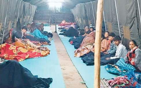 एम्स में आश्रय स्थल पर रजिस्ट्रेशन, रात की कतार खत्म